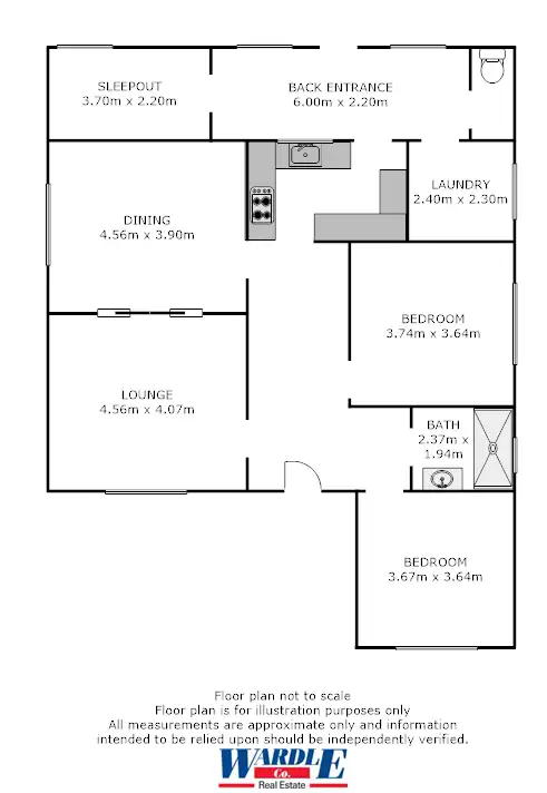 Floorplan of Homely house listing, 7 Brandis St, Crystal Brook SA 5523