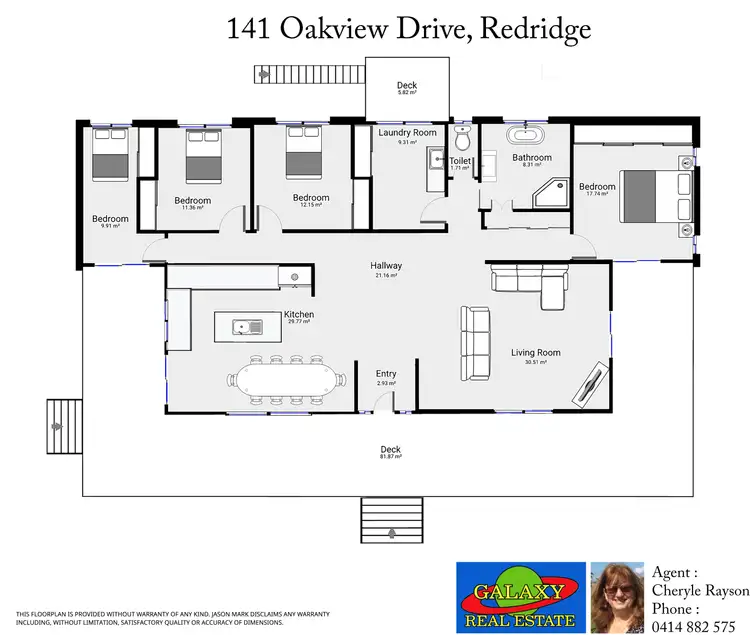 Floorplan of Homely rural property listing, 141 Oakview Dr, Redridge QLD 4660
