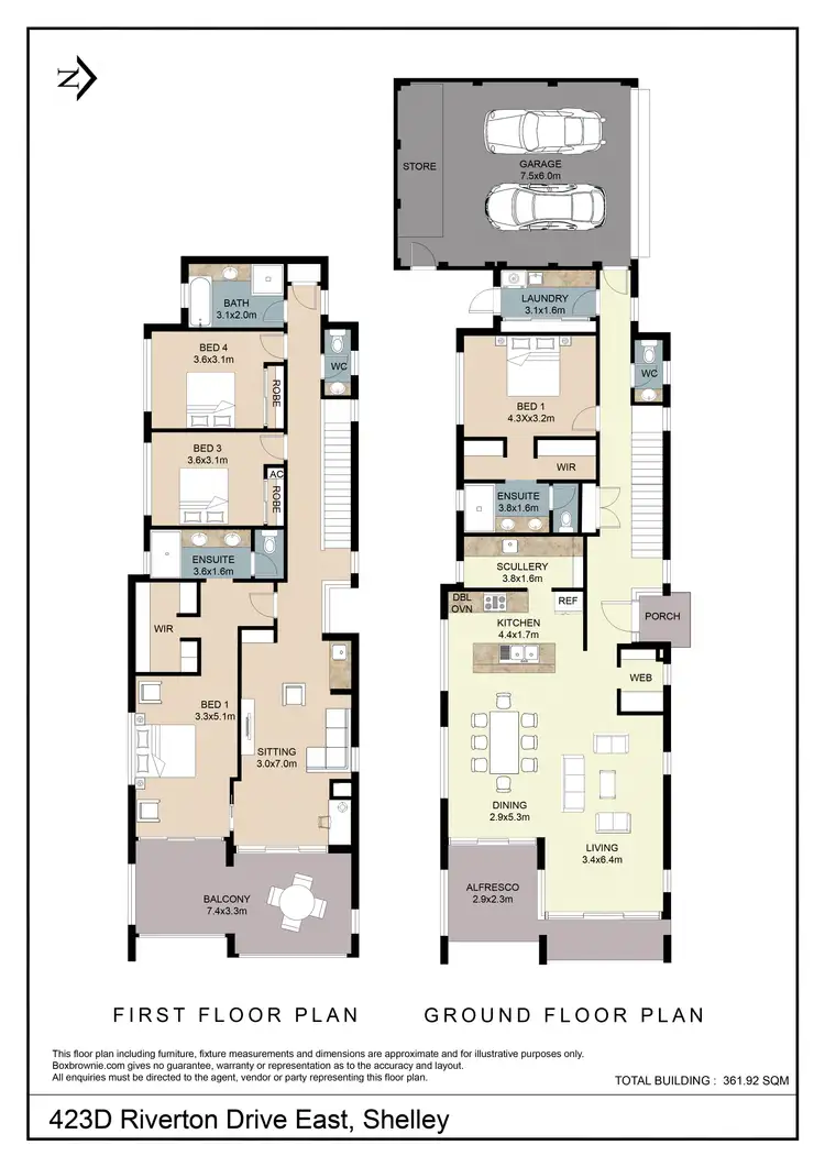 Floorplan of Homely house listing, 423D Riverton Drive East, Shelley WA 6148