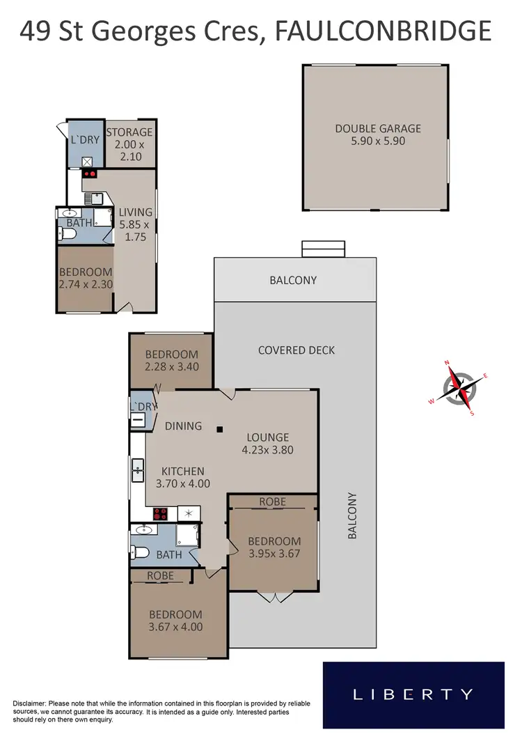Floorplan of Homely house listing, 49 St Georges Cres, Faulconbridge NSW 2776