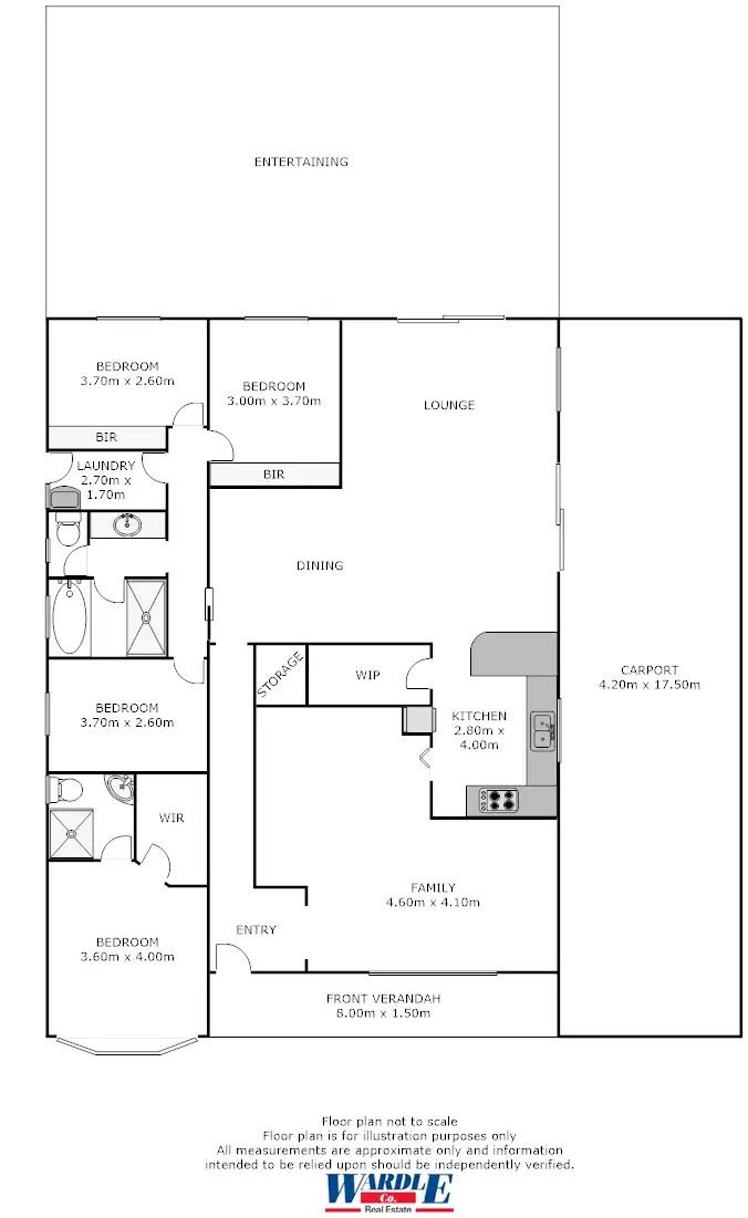 Floorplan of Homely house listing, 51 Brandis Street, Crystal Brook SA 5523