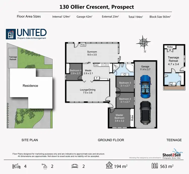 Floorplan of Homely house listing, 130 Ollier Cres, Prospect NSW 2148