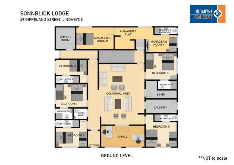 Floorplan of Homely alpine listing, 49 Gippsland St, Jindabyne NSW 2627