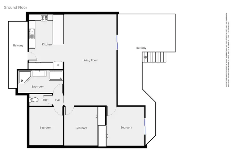 Floorplan of Homely house listing, 44 Royston Rd, Halls Gap VIC 3381