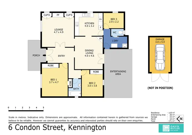 Floorplan of Homely house listing, 6 Condon St, Kennington VIC 3550