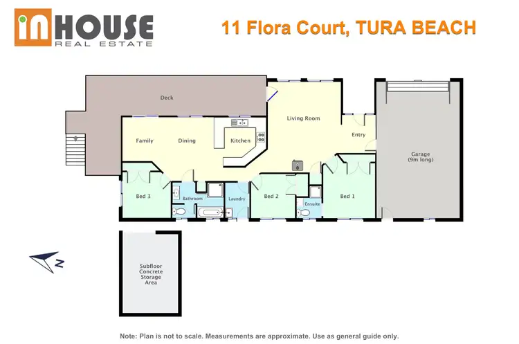 Floorplan of Homely house listing, 11 Flora Ct, Tura Beach NSW 2548