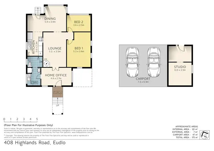 Floorplan of Homely house listing, 408 Highlands Rd, Eudlo QLD 4554