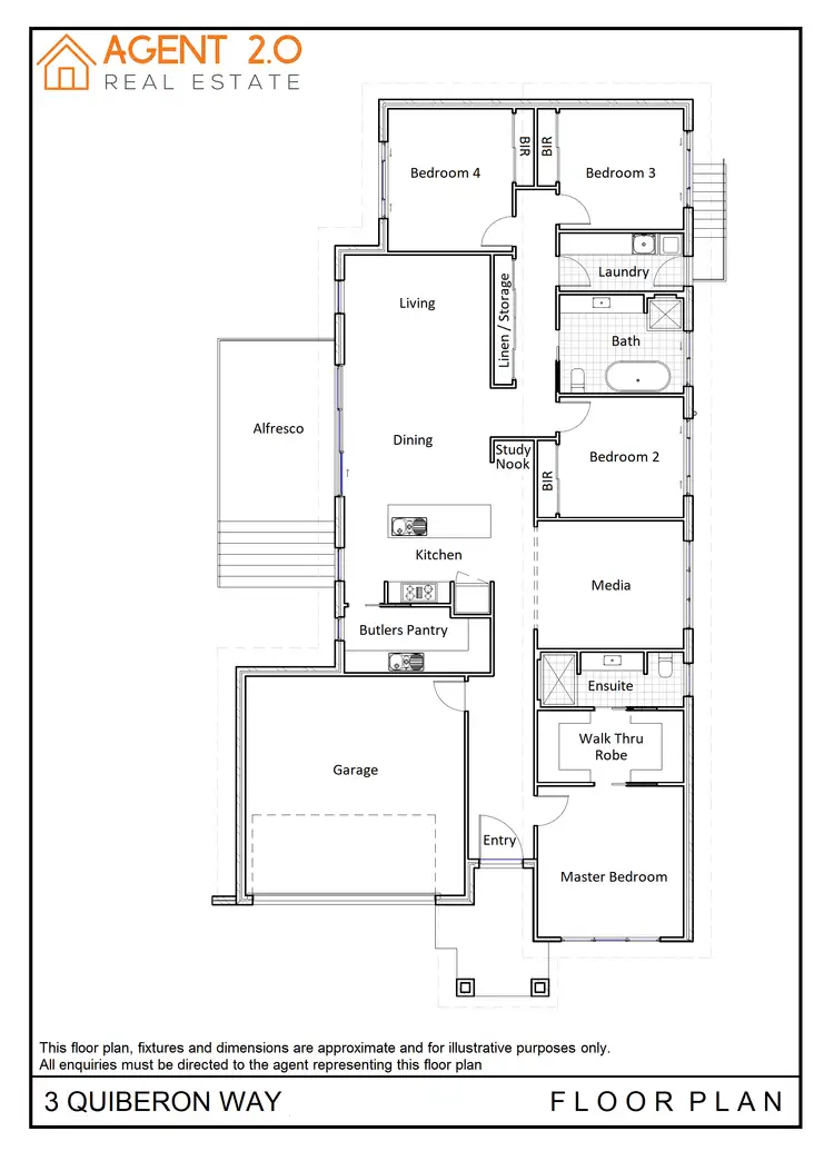 Floorplan of Homely house listing, 3 Quiberon Way, Goulburn NSW 2580