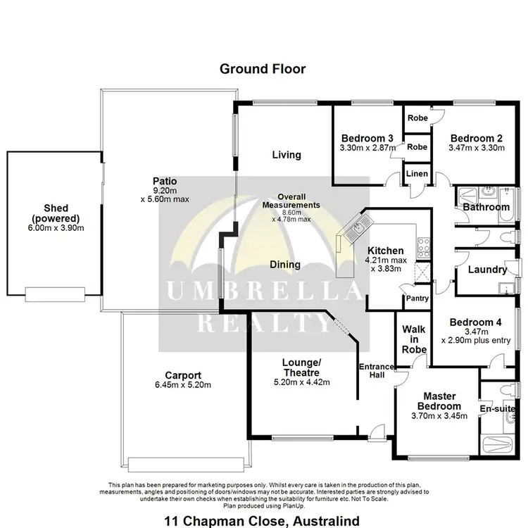 Floorplan of Homely house listing, 11 Chapman Cl, Australind WA 6233