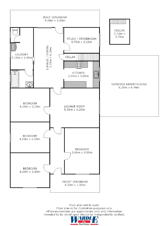 Floorplan of Homely house listing, 3 Dee Road, Stone Hut SA 5480