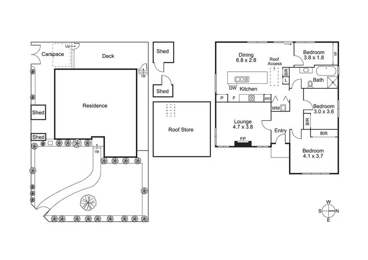 Floorplan of Homely house listing, 1 Wilson St, Highett VIC 3190