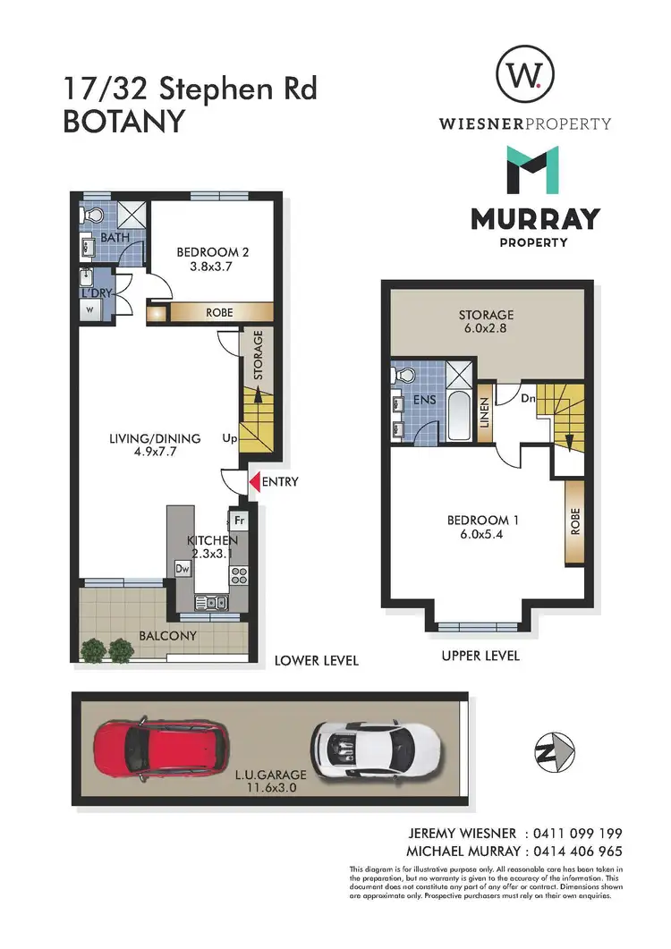 Floorplan of Homely apartment listing, Unit 17/32 Stephen Rd, Botany NSW 2019