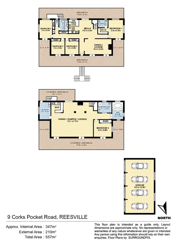 Floorplan of Homely house listing, 9 Corks Pocket Rd, Reesville QLD 4552