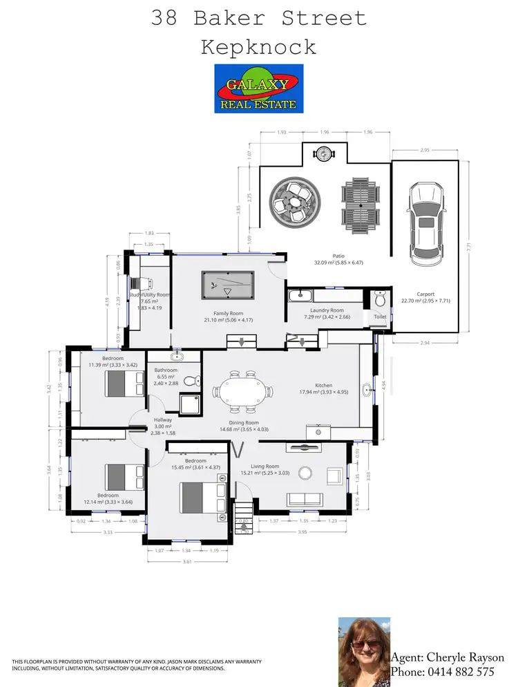 Floorplan of Homely house listing, 38 Baker St, Kepnock QLD 4670