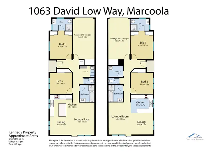 Floorplan of Homely block of units listing, 1063 David Low Way, Marcoola QLD 4564