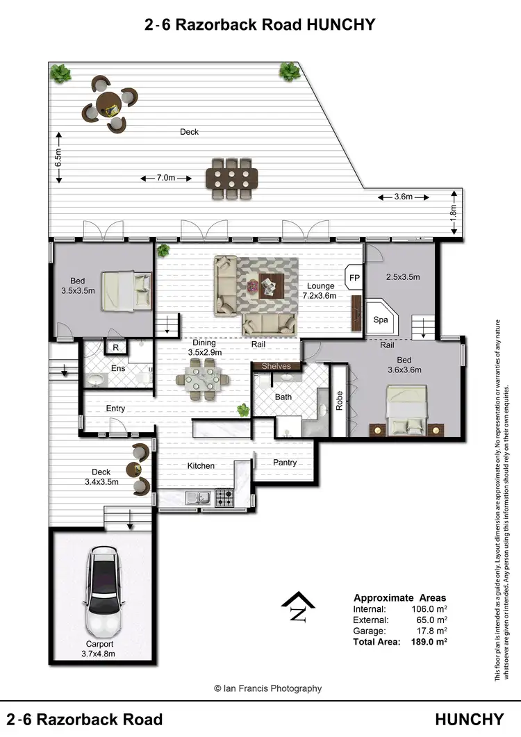 Floorplan of Homely house listing, 2-6 Razorback Rd, Hunchy QLD 4555
