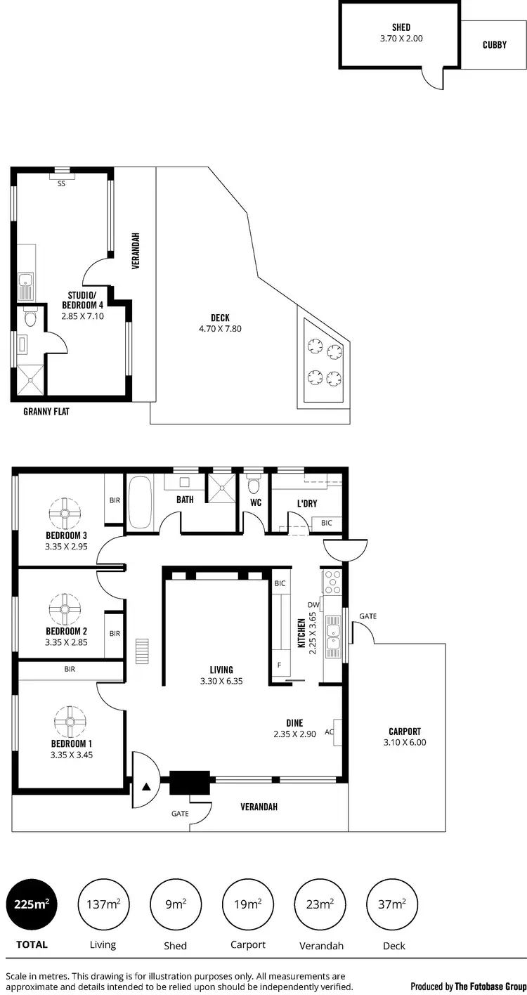 Floorplan of Homely house listing, 8 Leonard St, Highbury SA 5089
