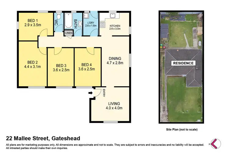 Floorplan of Homely house listing, 22 Mallee St, Gateshead NSW 2290