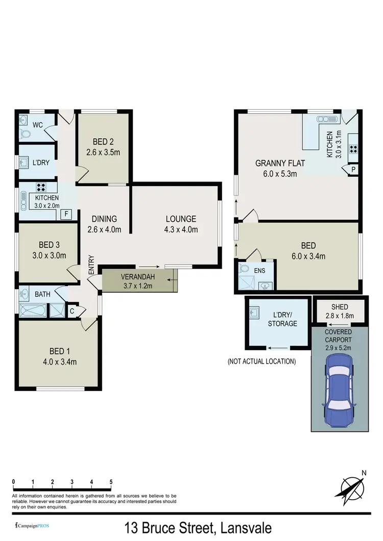 Floorplan of Homely house listing, 13 Bruce St, Lansvale NSW 2166