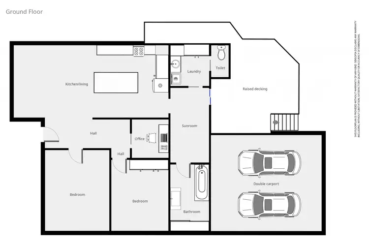Floorplan of Homely house listing, 42 Patrick St, Stawell VIC 3380