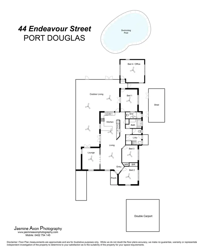 Floorplan of Homely house listing, 44 Endeavour St, Port Douglas QLD 4877