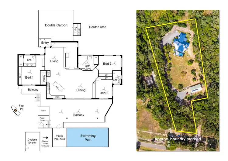 Floorplan of Homely house listing, 280 Mowbray River Rd Via, Port Douglas QLD 4877