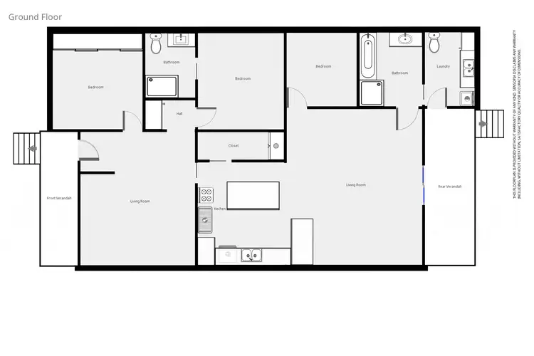 Floorplan of Homely house listing, 897 Old Glenorchy Road, Glenorchy Via, Stawell VIC 3380
