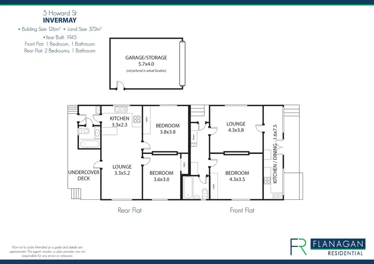 Floorplan of Homely flat listing, 5 Howard St, Invermay TAS 7248