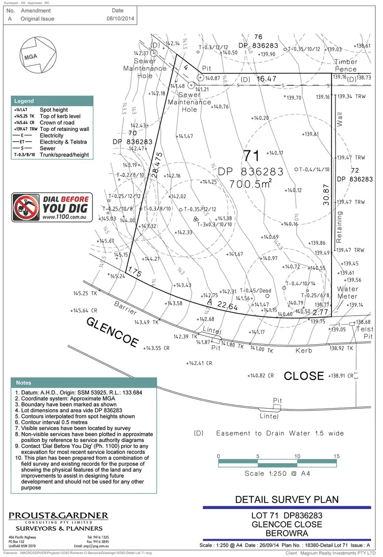 Floorplan of Homely land listing, 6 Glencoe Close, Berowra NSW 2081