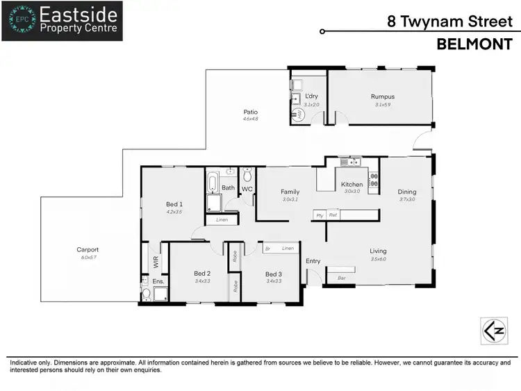 Floorplan of Homely house listing, 8 Twynam St, Belmont QLD 4153