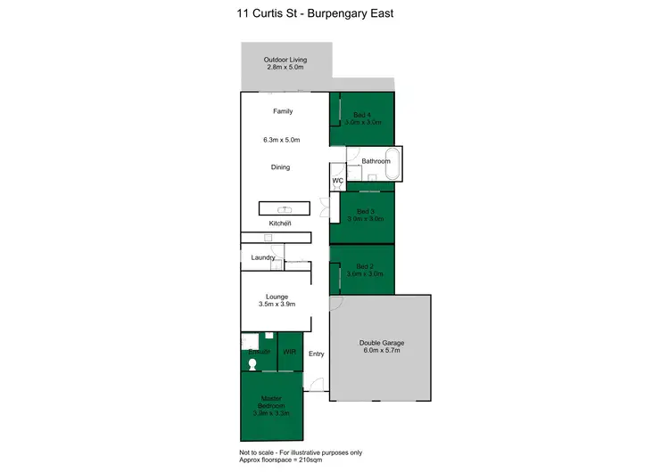 Floorplan of Homely house listing, 11 Curtis St, Burpengary East QLD 4505