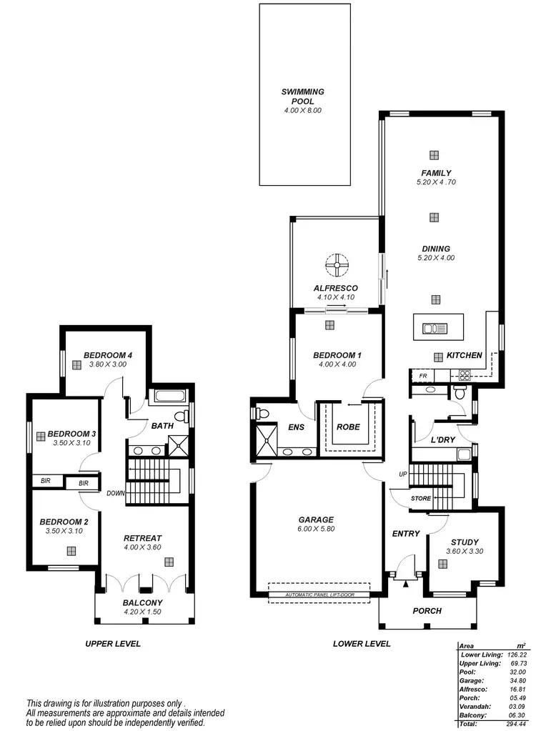 Floorplan of Homely house listing, 44 Hallett Rd, Stonyfell SA 5066