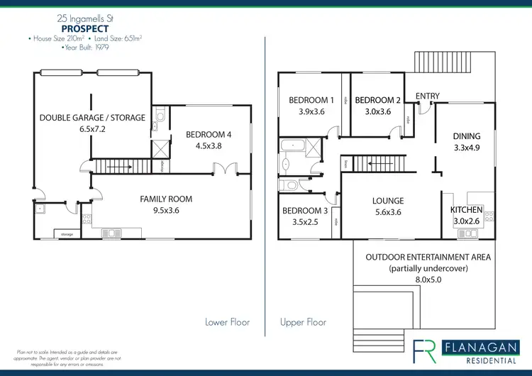 Floorplan of Homely house listing, 25 Ingamells St, Prospect TAS 7250