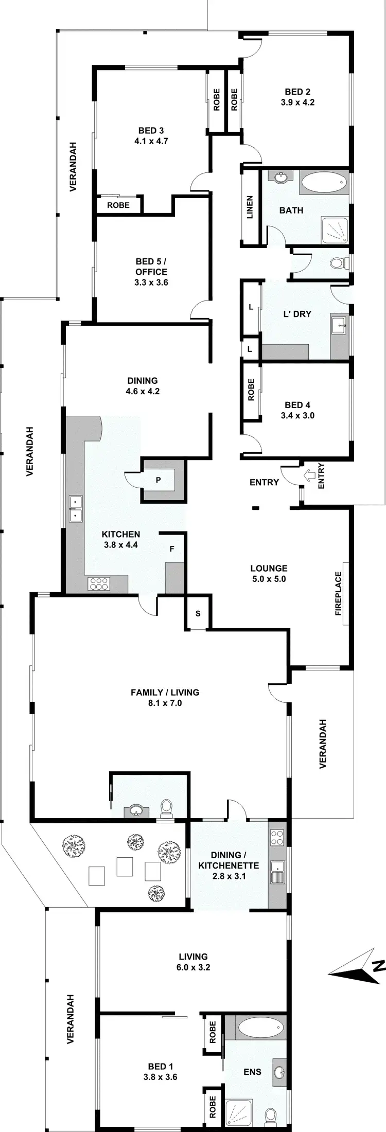 Floorplan of Homely rural property listing, 172 Neill Rd, Mooloolah Valley QLD 4553
