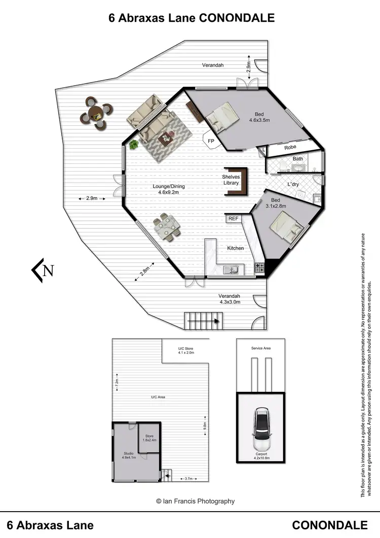 Floorplan of Homely house listing, 6 Abraxas Lane, Conondale QLD 4552