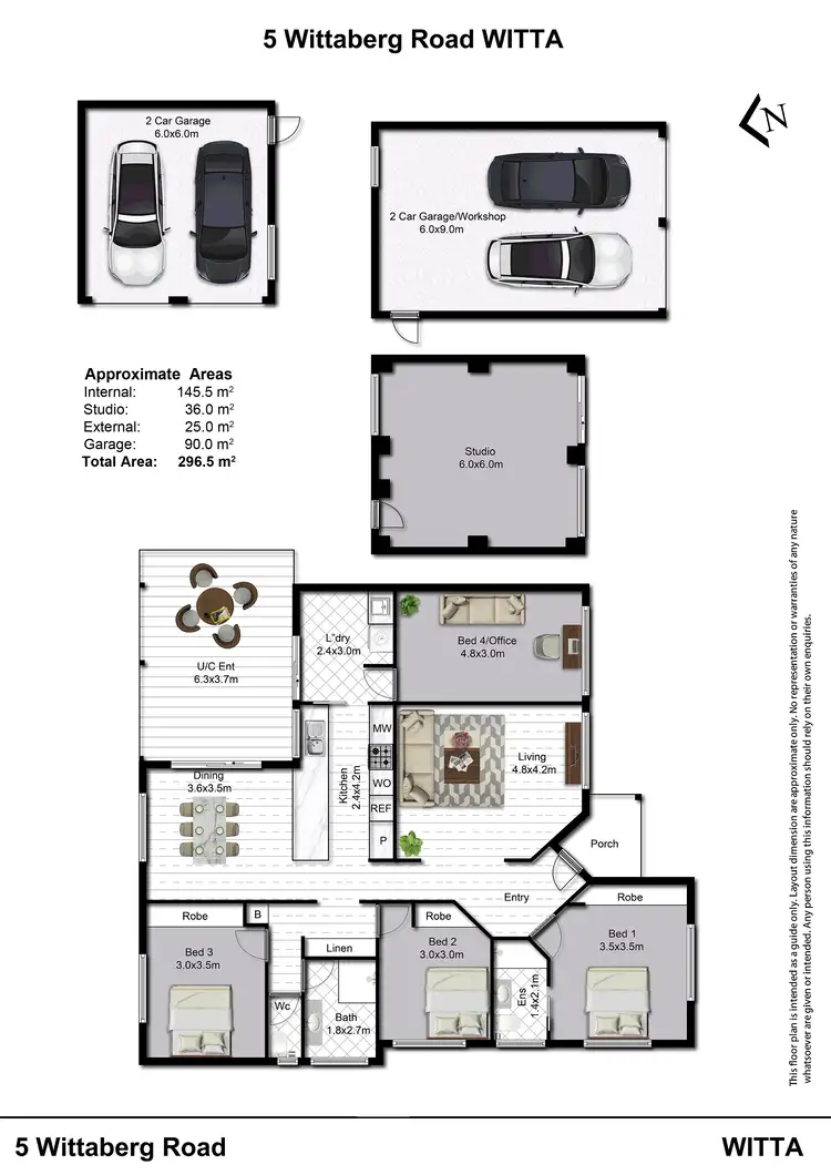 Floorplan of Homely house listing, 5 Wittaberg Rd, Witta QLD 4552
