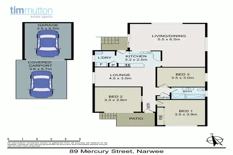 Floorplan of Homely house listing, 89 Mercury St, Narwee NSW 2209