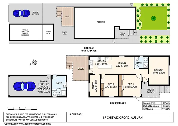 Floorplan of Homely house listing, 87 Chiswick Road, Auburn NSW 2144