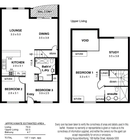 Floorplan of Homely apartment listing, A39/188 Carrington Street, Adelaide SA 5000