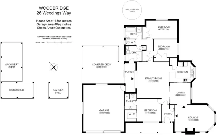 Floorplan of Homely house listing, 26 Weedings Way, Woodbridge TAS 7162
