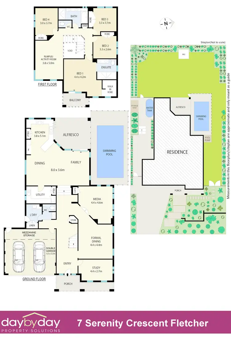 Floorplan of Homely house listing, 7 Serenity Cres, Fletcher NSW 2287