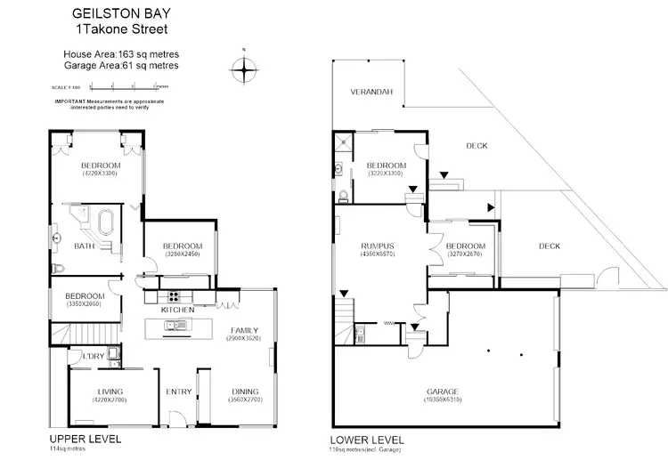 Floorplan of Homely house listing, 1 Takone St, Geilston Bay TAS 7015