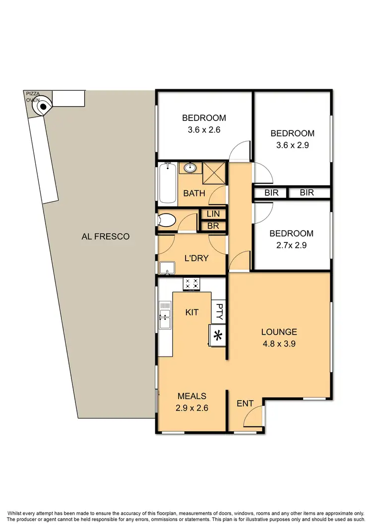 Floorplan of Homely house listing, 8 Spindrift Court, Carrum Downs VIC 3201