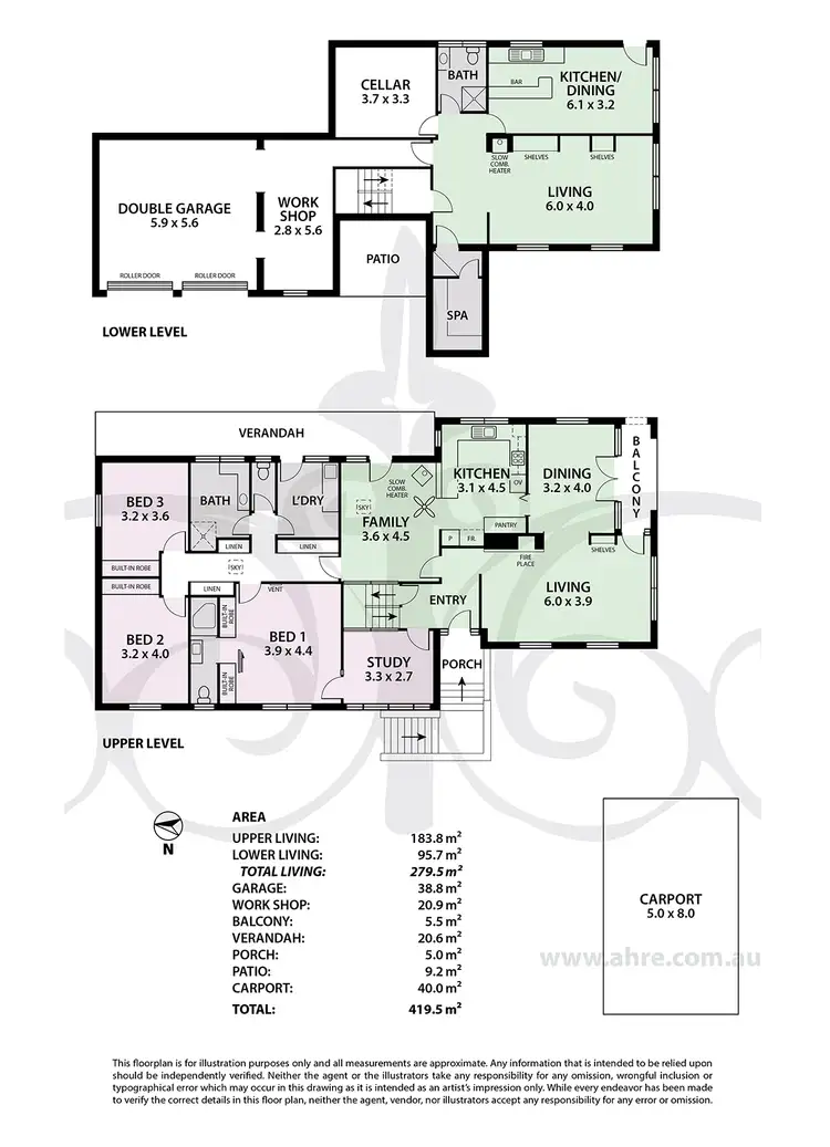 Floorplan of Homely house listing, 10 Shurdington Road, Crafers SA 5152