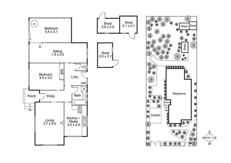 Floorplan of Homely house listing, 2 Lansell Ave, Highett VIC 3190