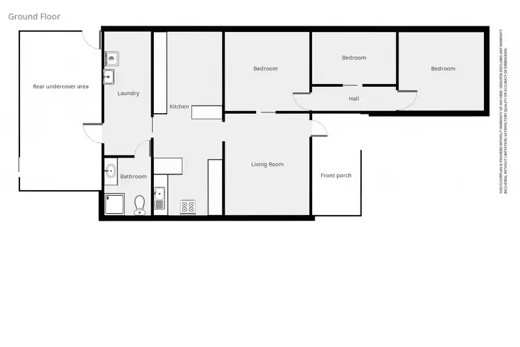 Floorplan of Homely house listing, 69 Ligar St, Stawell VIC 3380