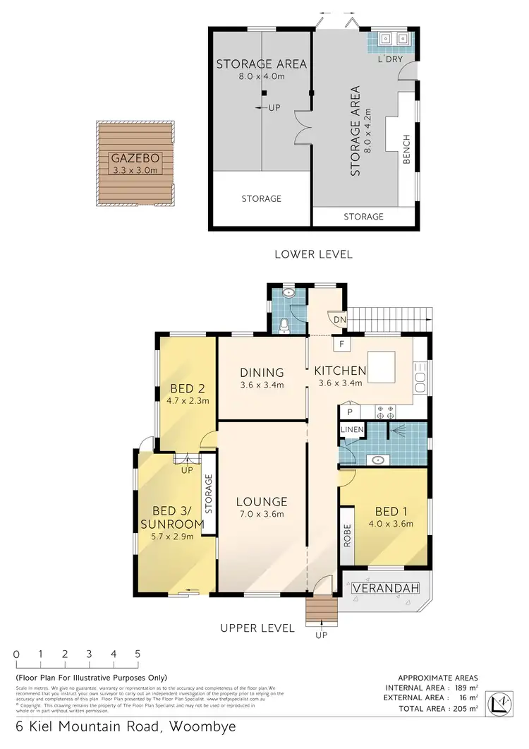 Floorplan of Homely house listing, 6 Kiel Mountain Rd, Woombye QLD 4559