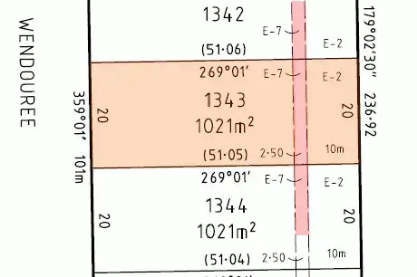 Floorplan of Homely land listing, 79 Wendouree Dr, Kialla VIC 3631