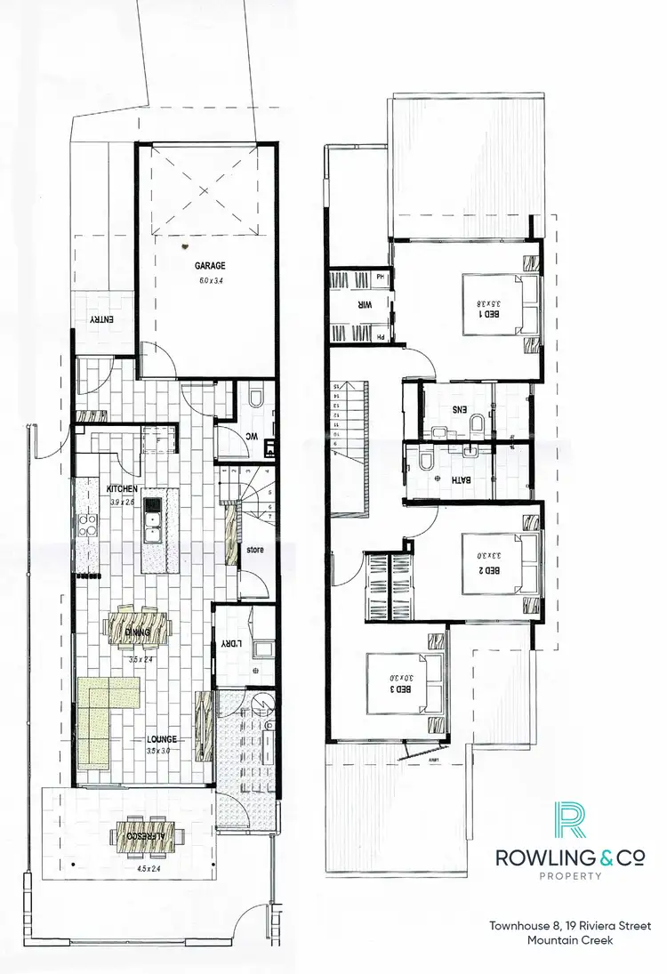 Floorplan of Homely townhouse listing, Unit 8/19 Riviera Pl, Mountain Creek QLD 4557