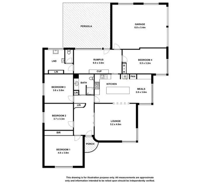 Floorplan of Homely house listing, 18 Robe Rd, Penola SA 5277